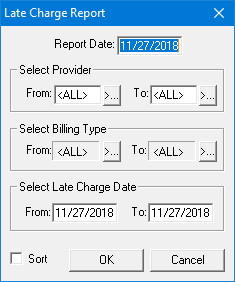 Late Charge Report