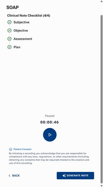 Dictating clinical notes with Dentrix Ascend Voice Notes