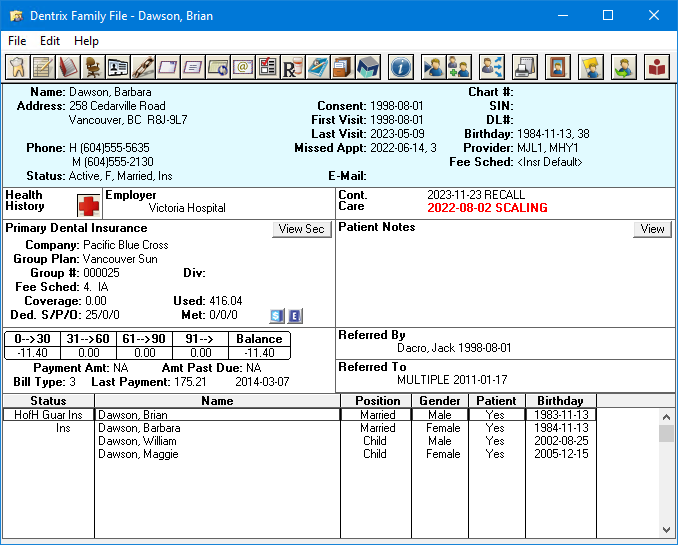 dentrix-canada-help