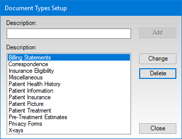 Assigning document types