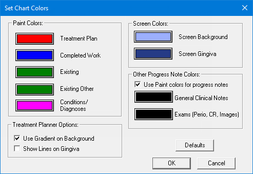 Customizing chart colors